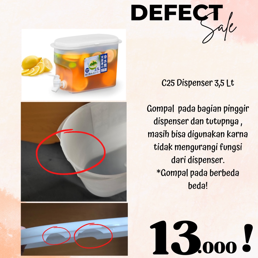 [ DEFECT SALE ] Perlengkapan Rumah Tangga , Peralatan dapur , Botol Minum , Dll