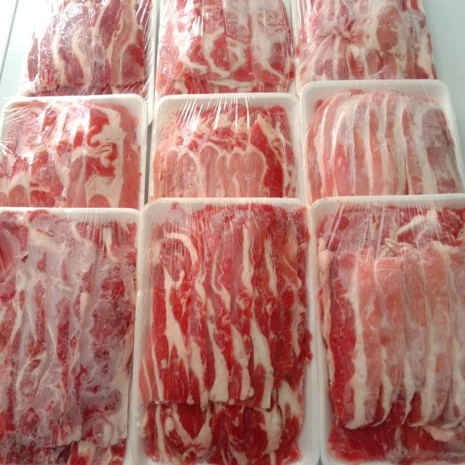 

MAKANAN BEKU / BEEF SLICE 500 GRAM. GARANSI BARANG TERMURAH DAN FRESH NON COD