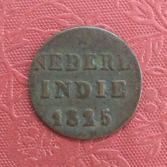 Koin Kuno Ned Indie 1/8 Stuiver 1825 Willem 1 SP124