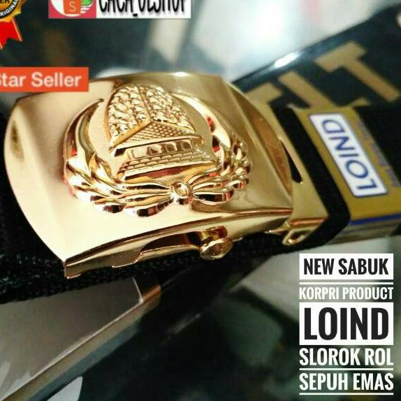 ✩ ORIGINAL. Sabuk Korpri PNS Kopri Loind Slorok Rol ✺
