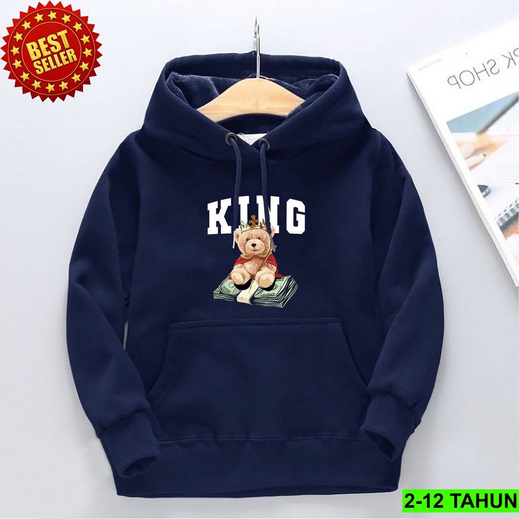 SWEATER hoodie anak laki laki perempuan usia 2 3 4 5 6 7 8 9 10 11 12 tahun / jaket switer anak cewek cowok