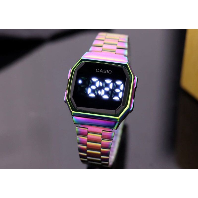 Casio Digital LED touch screen jam tangan wanita Digital / Jam tangan LED