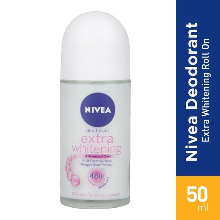 NIVEA Deodorant Extra Whitening Roll On - 50 ml