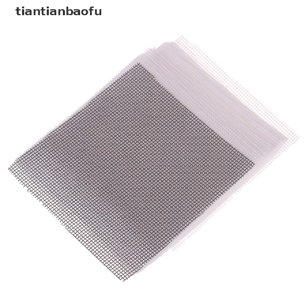 [tiantianbaofu] 25PCS Flower Pot Hole Mesh Pad Bonsai Pot Bottom Grid Mat Bottom Mat Prevent  Boutique