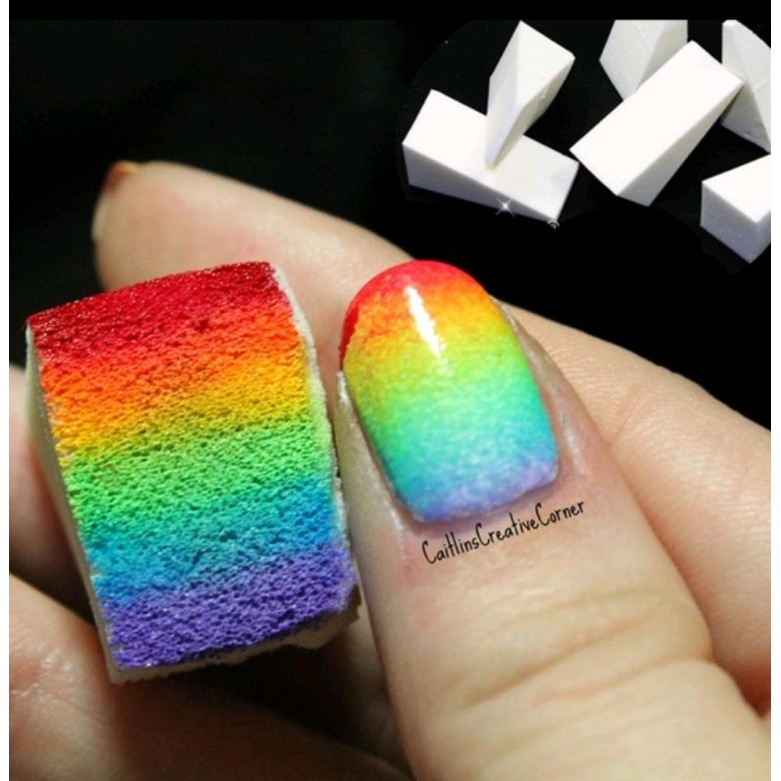 NAIL ART OMBRE SPONGE/WHITE SPONGE/BUSA OMBRE