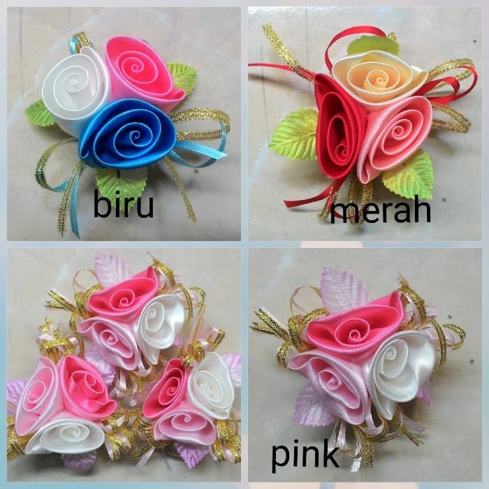 

TERLARIS!!! Pita Jadi mawar untuk hias parcel / kotak seserahan