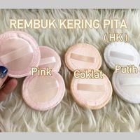 

✿ VINFE ✿ Per 3 biji - Rembuk Kain Pita Pink Diameter 6 cm