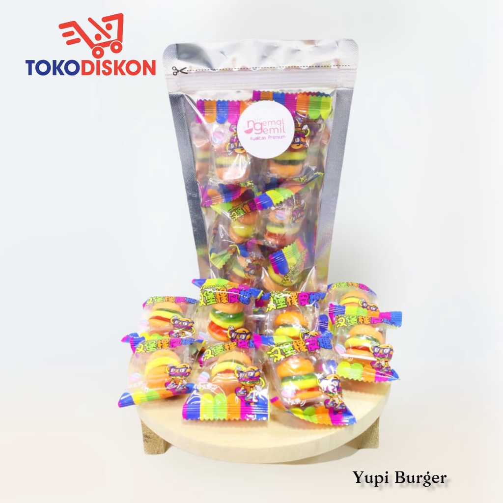 

Youpie Permen Jelly Bentuk Burger // Premium