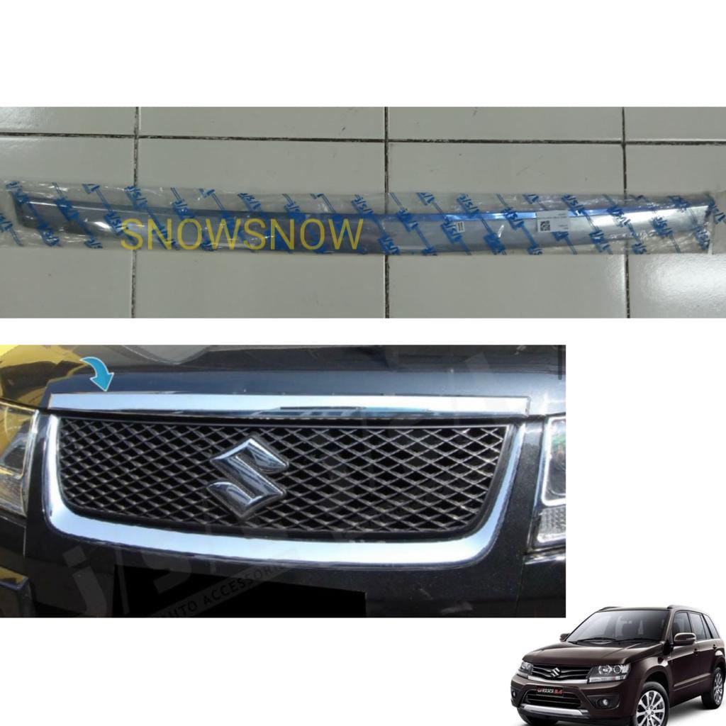 List Kap Mesin Suzuki Grand Vitara Hood Molding Chrome