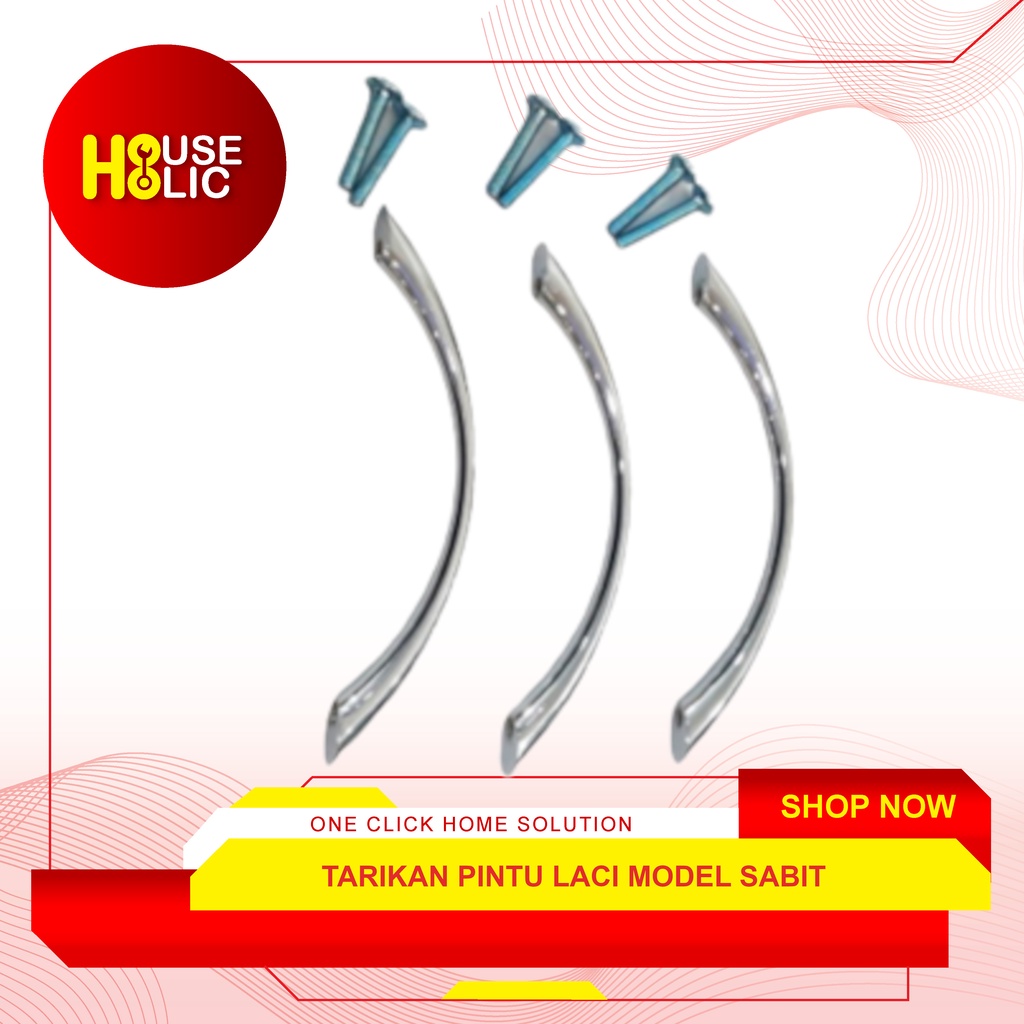 Handel Pintu / Tarikan Laci Lemari / Tarikan Sabit Handle Sabit TE 211