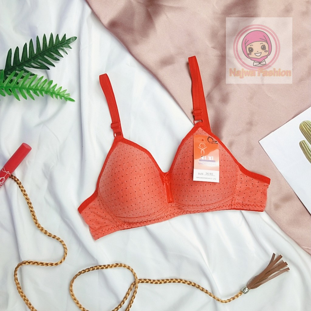 SF - Yiyi Bra Fashion Wanita Bra Wanita Murah BH Busa Tipis  Push Up Bra Real Pic-YIYI BINTIK