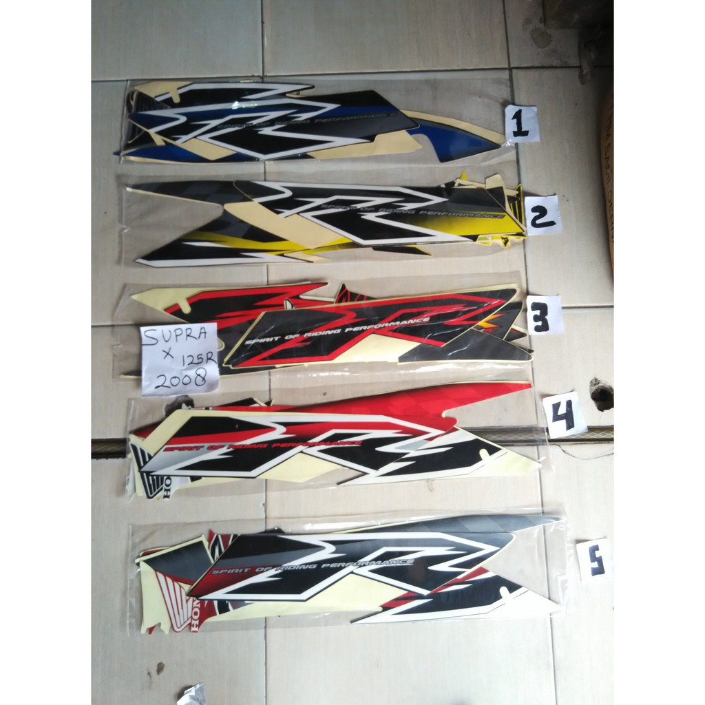 Striping Supra X 125R 2008
