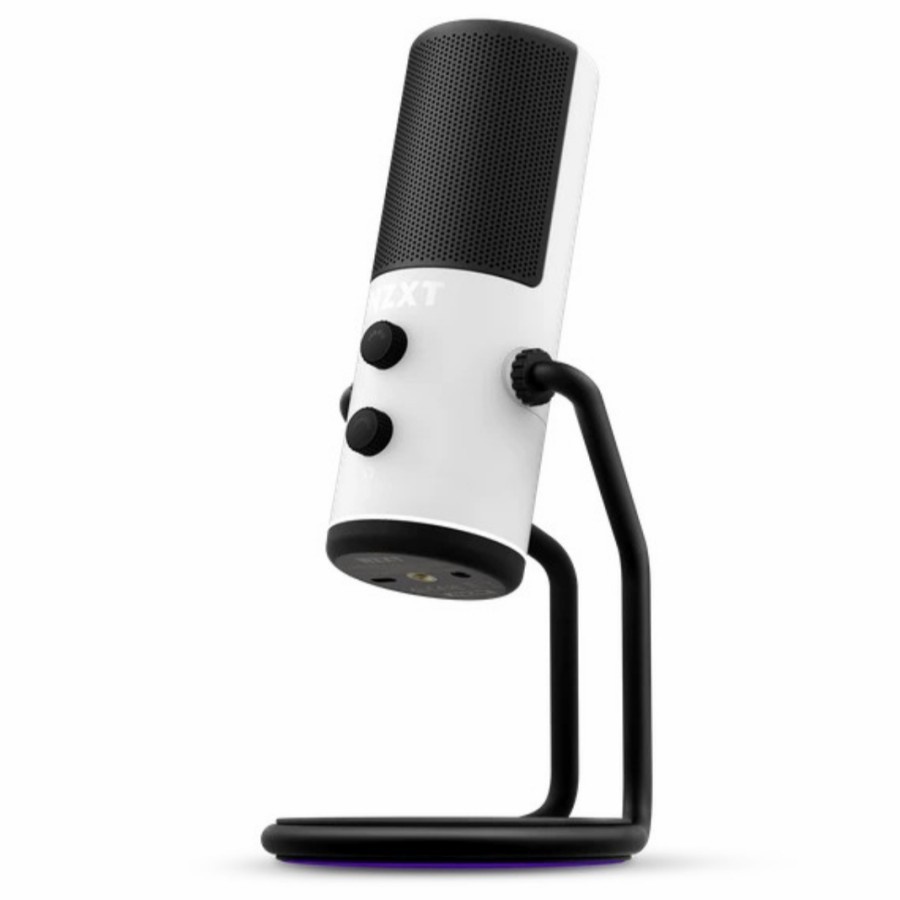 NZXT CAPSULE - Cardioid USB Microphone - Black | White GARANSI RESMI