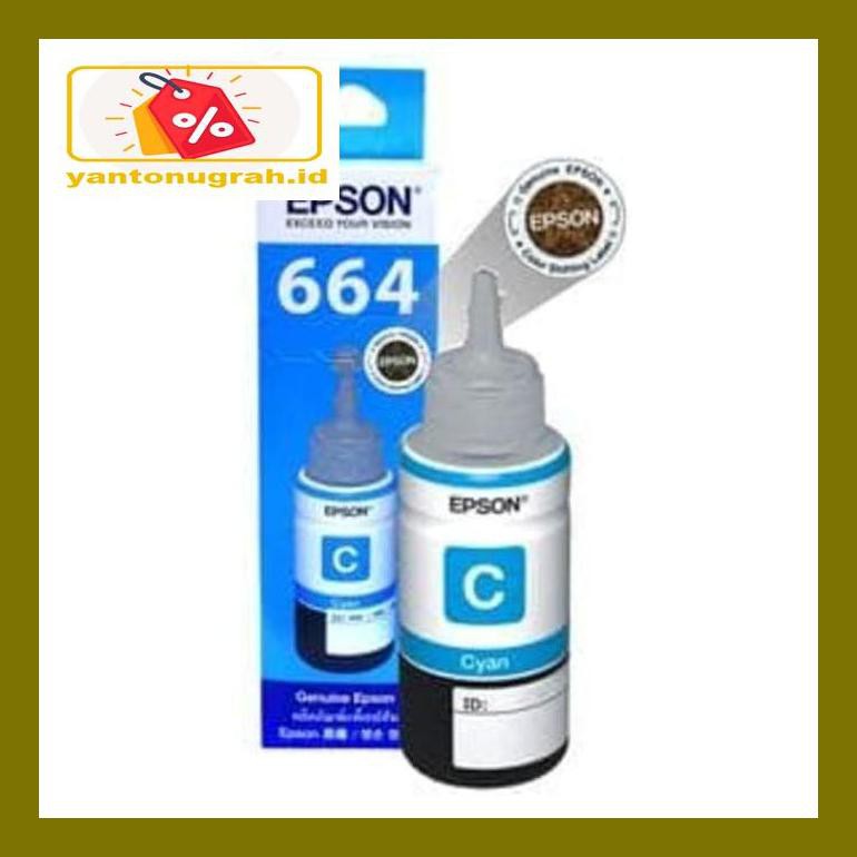 

Pt740Dpp Tinta Epson L100 L210 Original Dus Segel 664 C,M,Y-L110 L120,L210 - Biru Pt0P8D6M