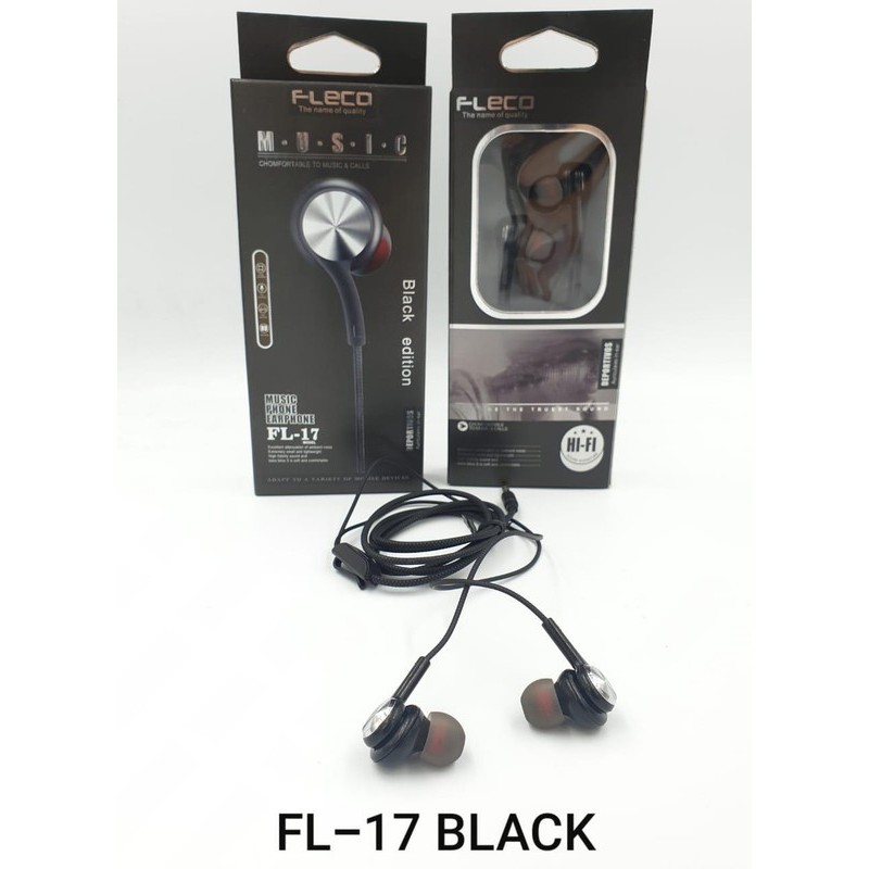 FLECO Headset Earphone Hf Handfree Fleco FL-17 Stereo