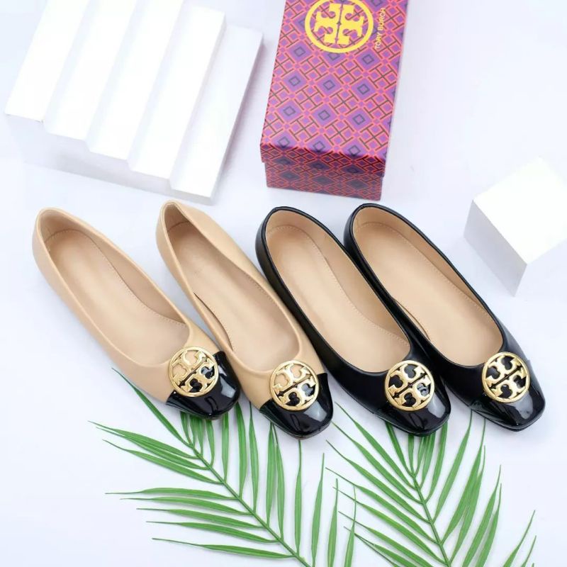 TBS012 FLATSHOES WANITA BRANDED ORI TB SEPATU FLAT SHOES WANITA