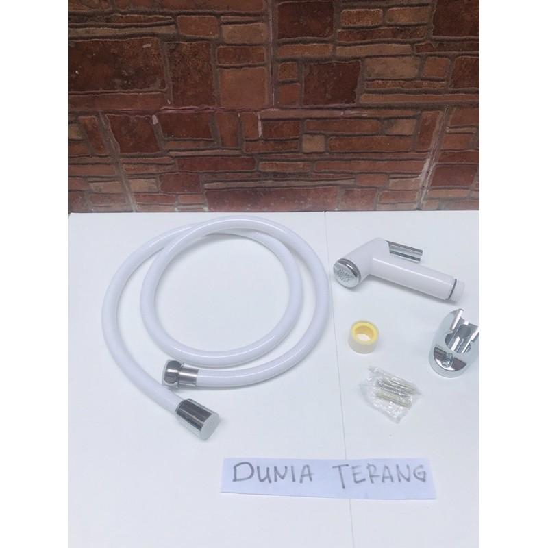 Toilet Shower DIVA Putih Set - White Jet Shower Bidet WC Kloset Closet Cebok Semprotan Kamar Mandi