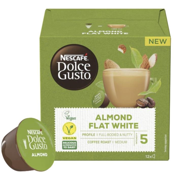 

Nescafe Dolce Gusto ALMOND Flat White Coffee Capsule - Kapsul Kopi NDG