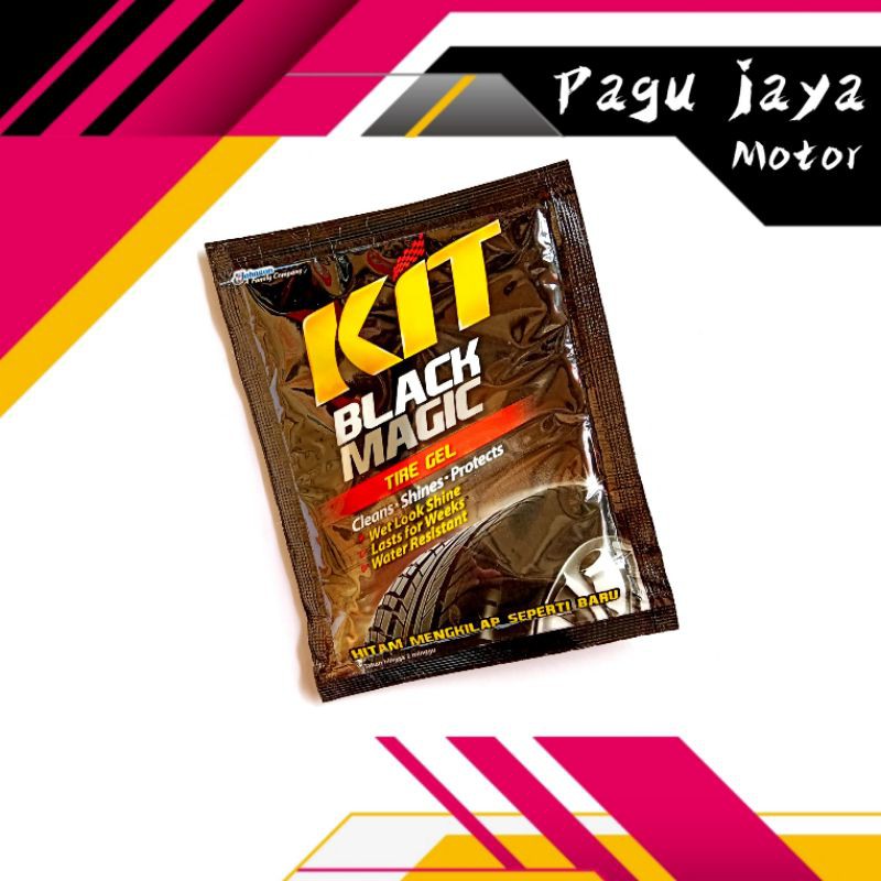 Kit black magic sachet poles semir ban 35ml furniture dashboard body motor mobil TERMURAH