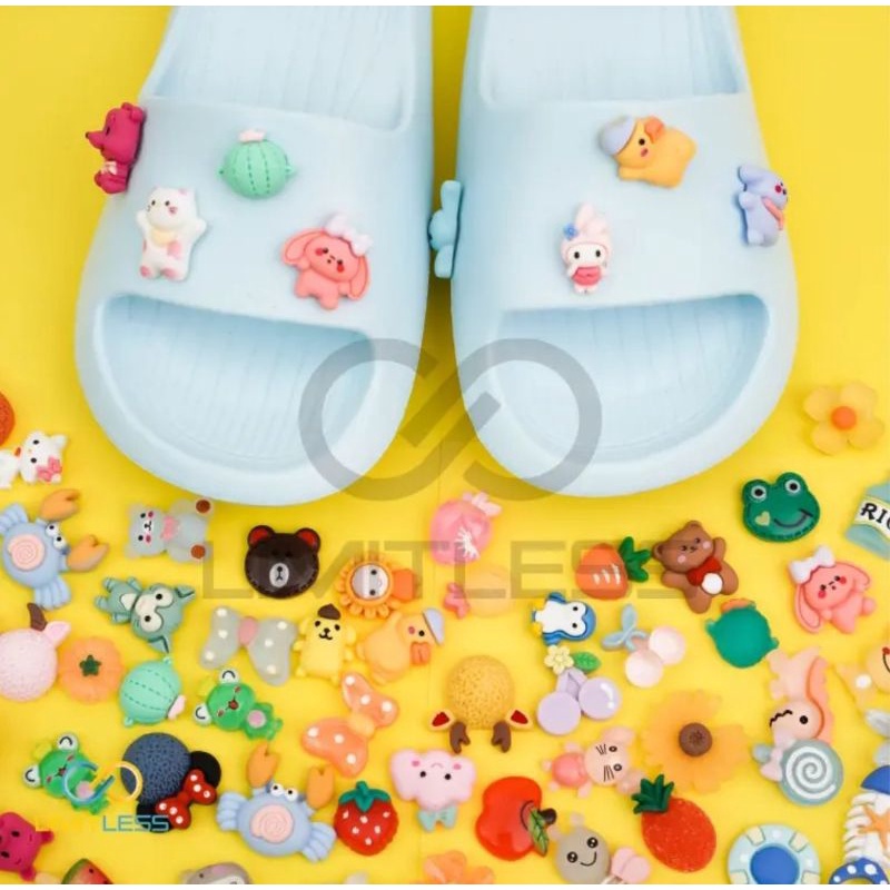 Sandal Selop Anak Karakter 3D Sendal Anak Cewek Slip On Lucu