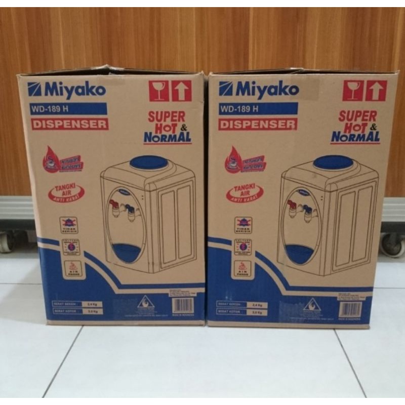 MIYAKO Dispenser Air Panas Dan Normal WD 189 H 100%Original Garansi Resmi