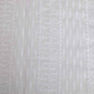 Kain KATUN COTTON PARIS BORDIR  KOTAK GEOMETRIS  1 meter 