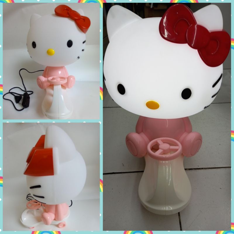 Lampu Hello Kitty Sepeda Motor Roda / Lampu Meja Full Body Hello Kitty / lampu tidur hello kitty