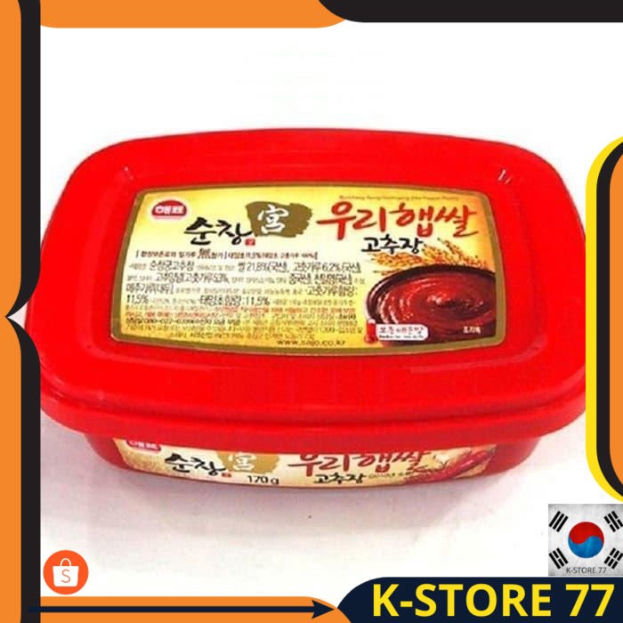 

KOREAN FOOD/MAKANAN KOREA/BUMBU KOREA GOCHUJANG SAJO 170 GR HOT PEPPER SAUCE IMPORT ORIGINAL KOREA