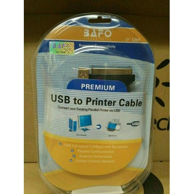 Bafo BF-1284 USB To Printer Cable