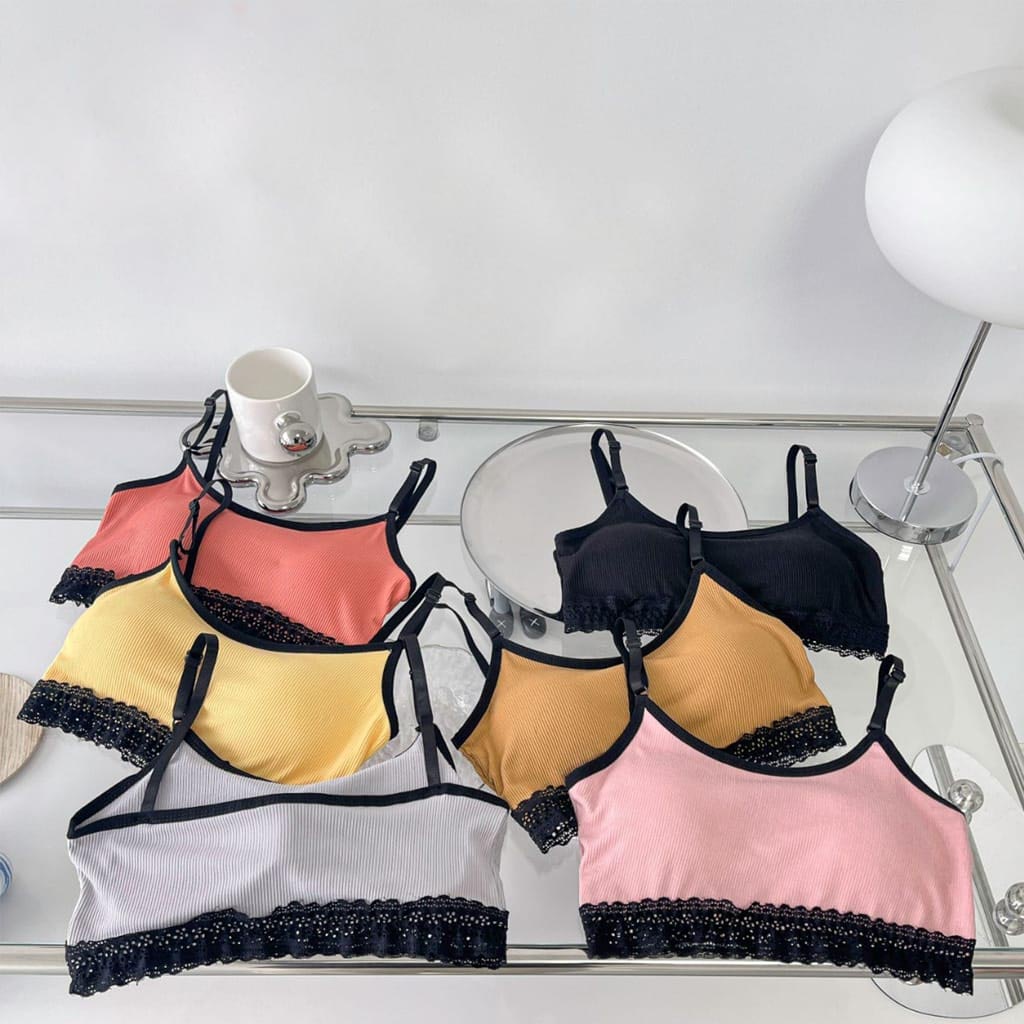 BEE - Bra Bh Wanita Tanpa Kawat Pakaian Dalam bralette Push Up Elastis Sexy sport bra 806