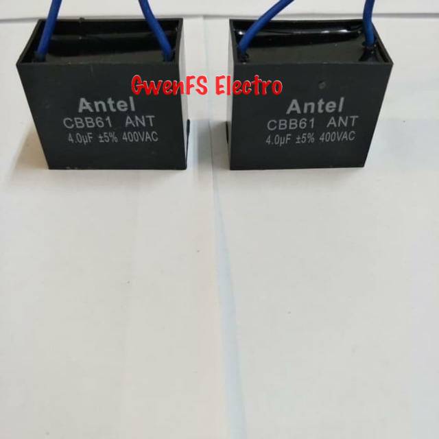 Capasitor Kapasitor Kipas 4UF/400V Merk Antel