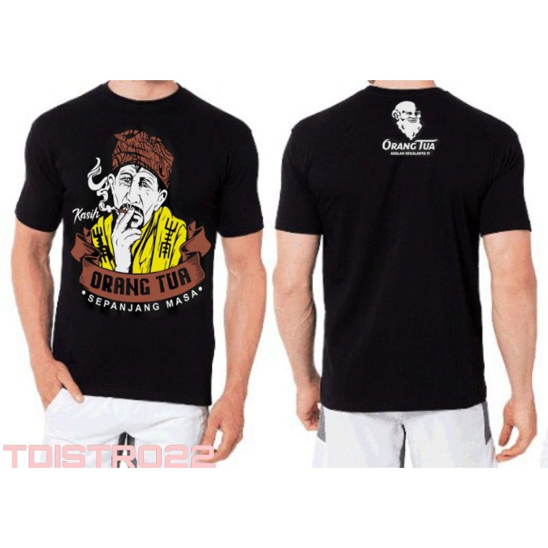 Baju Tshirt Kaos Distro Fashion Pria/Wanita Orang Tua Rokok