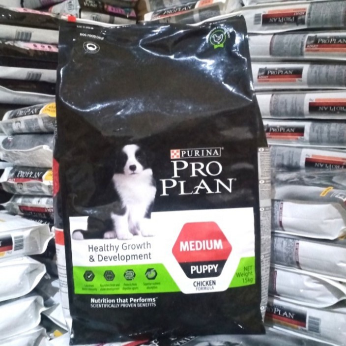 grab gojek - Dog food proplan medium puppy /pro plan puppy medium - chicken 15 kg