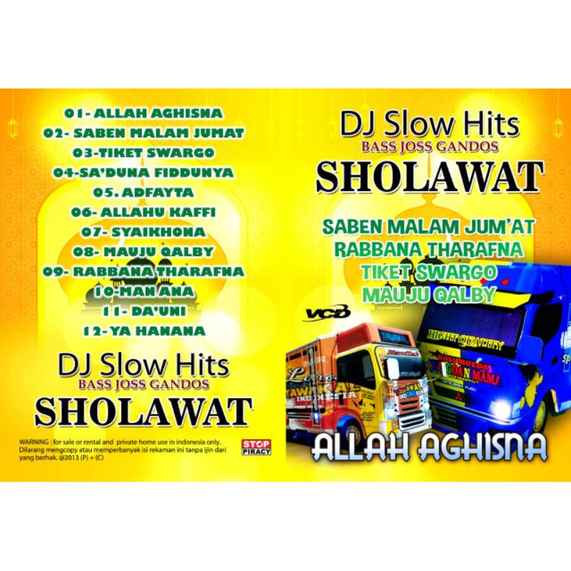 VCD DJ SHOLAWAT ALLAH AGHIANA
