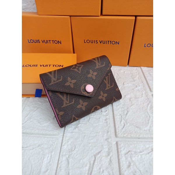 Dompet lv emili pendek free box,fashion dompet LV lipar