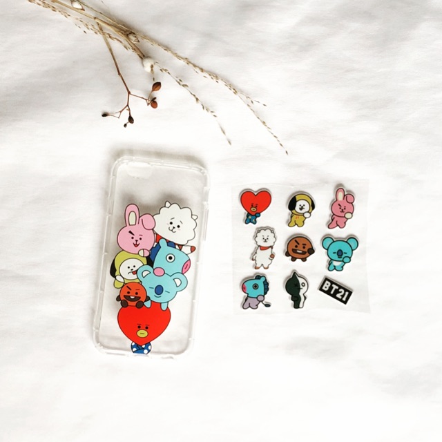 BTS BT21 Sticker & Iphone 6 Case