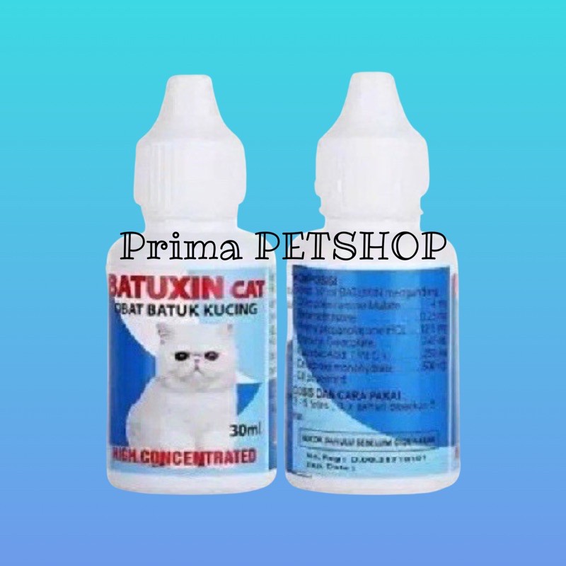 BATUXIN CAT dan DOG OBAT BATUK PILEK SESAK NAFAS KUCING DAN ANJING