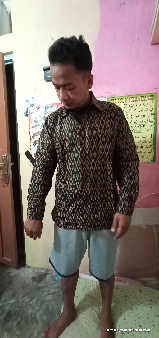 Maura Couple - Sania Ruffle Batik Couple Ori Ndoro Jowi Garansi Termurah Shopee - Baju Lebaran