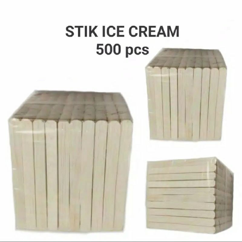 Stik kayu. Stik kerajinan tangan. Stik ice cream. Stik es krim