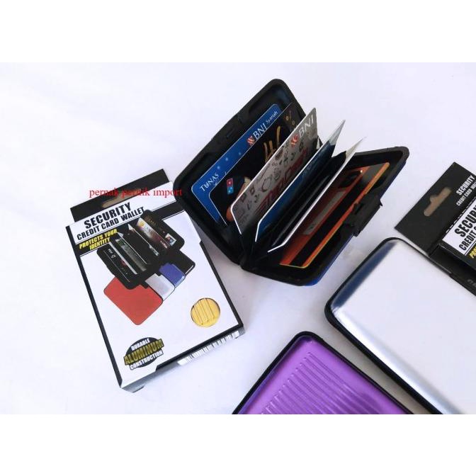 

Dompet Kartu/Card Holder Walletcard RFID safe and waterproof