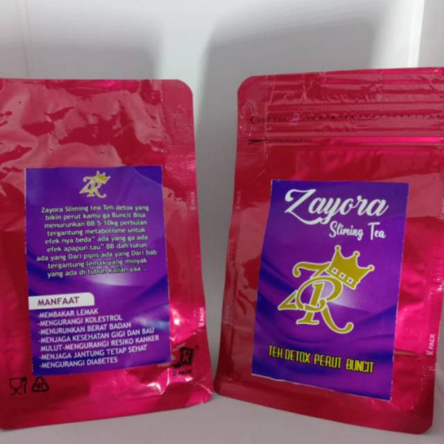 

Teh sliming tea zayora Harga 45.000