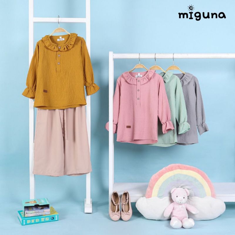 Daily Aira Set Tunik Celana Kulot Anak by Miguna