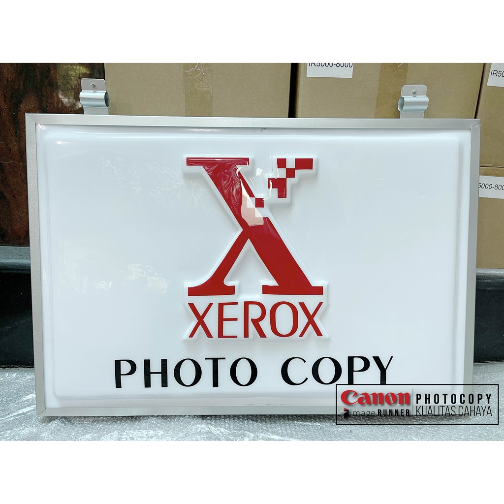 Neon Box Mesin Fotokopi XEROX 62cm x 92cm