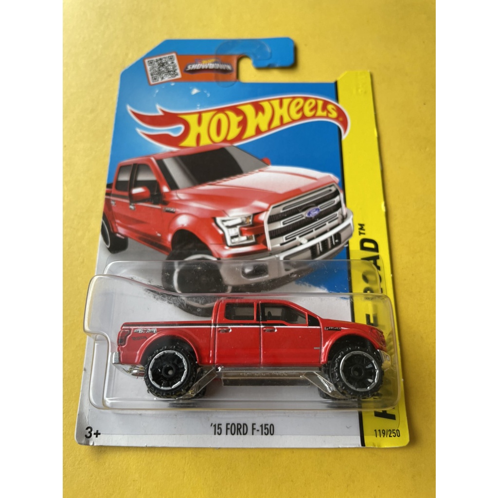 HOTWHEELS HOT WHEELS 15 FORD F-150 PICKUP MERAH HW OFF-ROAD DIECAST MINIATUR MOBIL DOUBLE CABIN