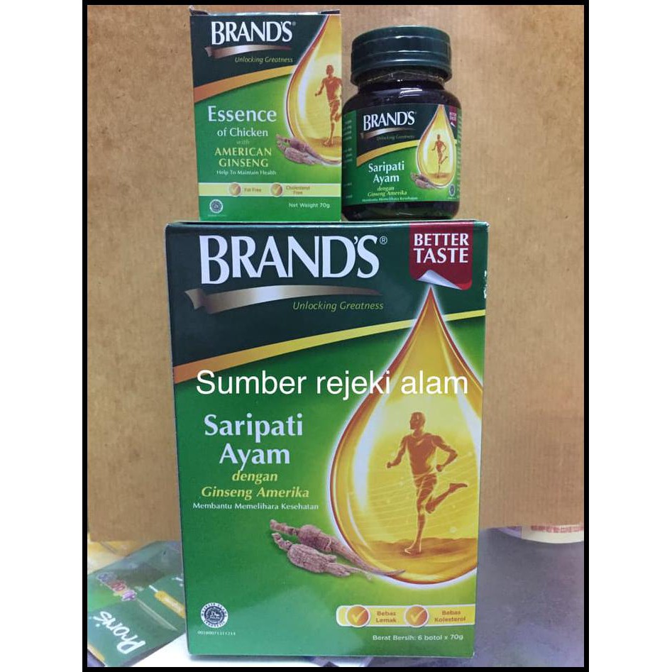 

TERBARU BRAND SARIPATI AYAM PLUS GINGSENG AMERIKA UKURAN BESAR 70gram isi 6