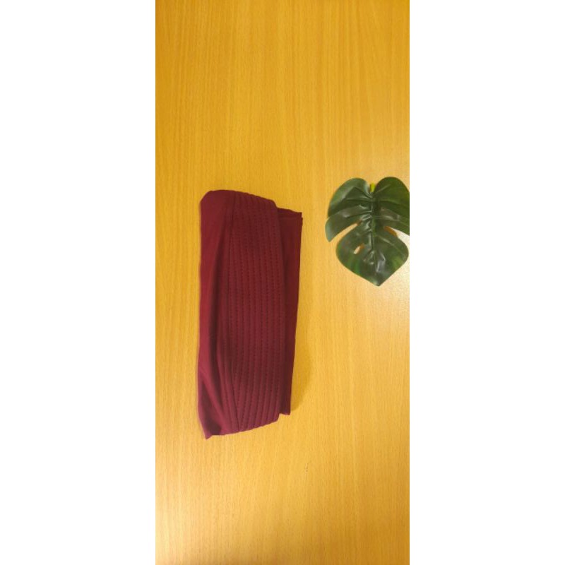 HIJAB SPORT PET KECIL ANTEM JERSEY-Marun