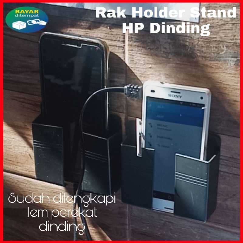 Rak Holder Stand HP Tempel Dinding