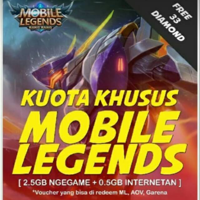 kuota telkomsel 3GB (2GB Internet + 1GB Game) Murah