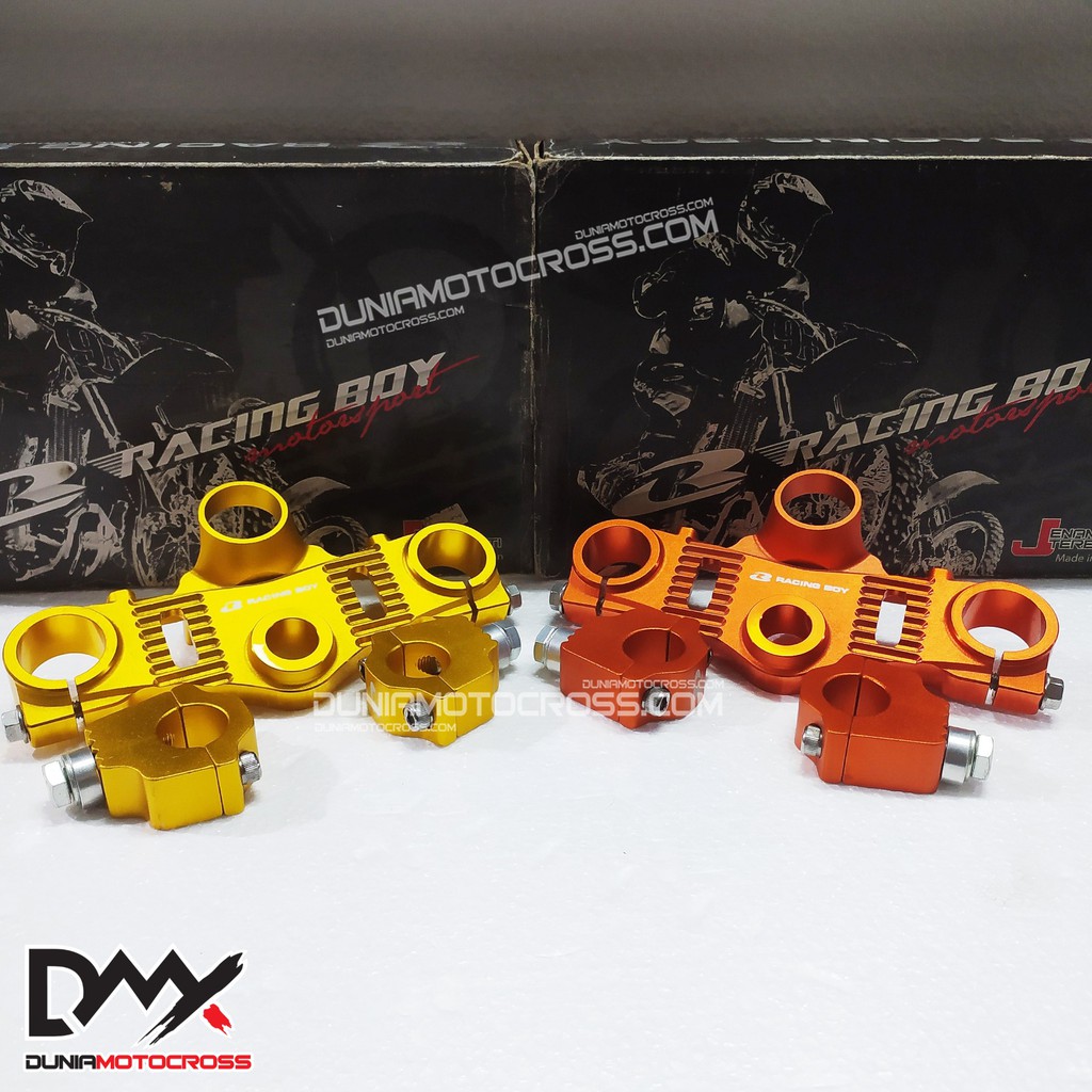Triple Clamp T atas Racing Boy shock teleskopik Klx150