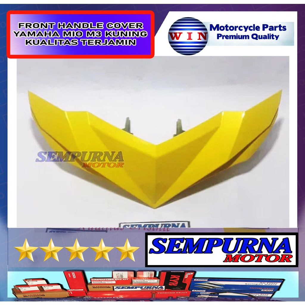 Merek WIN Kualitas Original Batok Depan Front Handle Cover Mio M3 Mio 125 Mio Z Kuning
